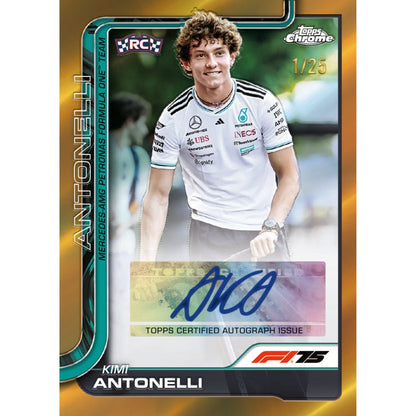 2025 Topps Chrome Formula 1 Hobby Box (Presell) - Trading Card Market