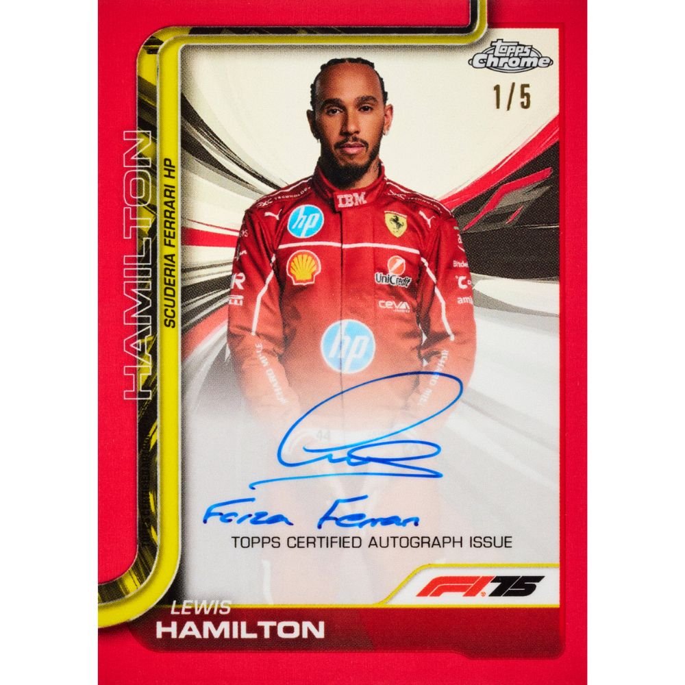 2025 Topps Chrome Formula 1 Hobby Box – Trading Card Market