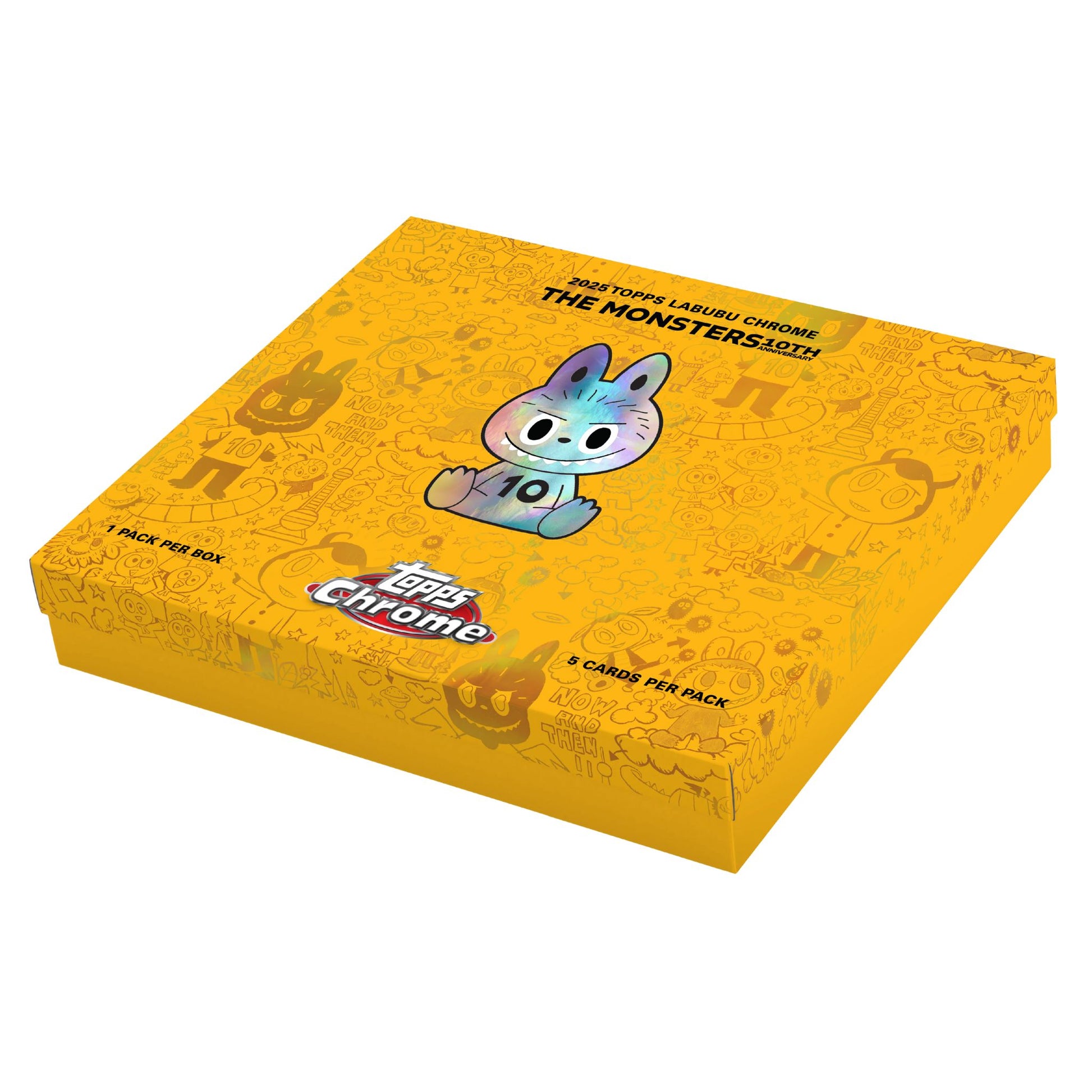 2025 Topps Chrome Labubu 10th Anniversary Hobby Box 2025 Topps Chrome Labubu 10th Anniversary Hobby Box