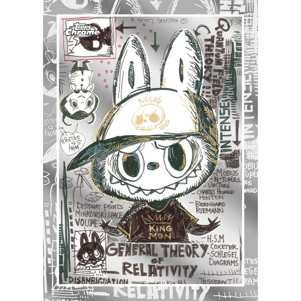 2025 Topps Chrome Labubu 10th Anniversary Hobby Box – Trading Card