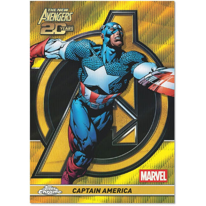 2025 Topps Chrome Marvel Cards - Captain America