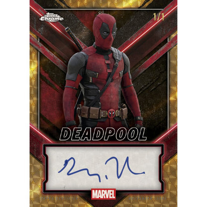 2025 Topps Chrome Marvel Deadpool Blaster Box - Trading Card Market