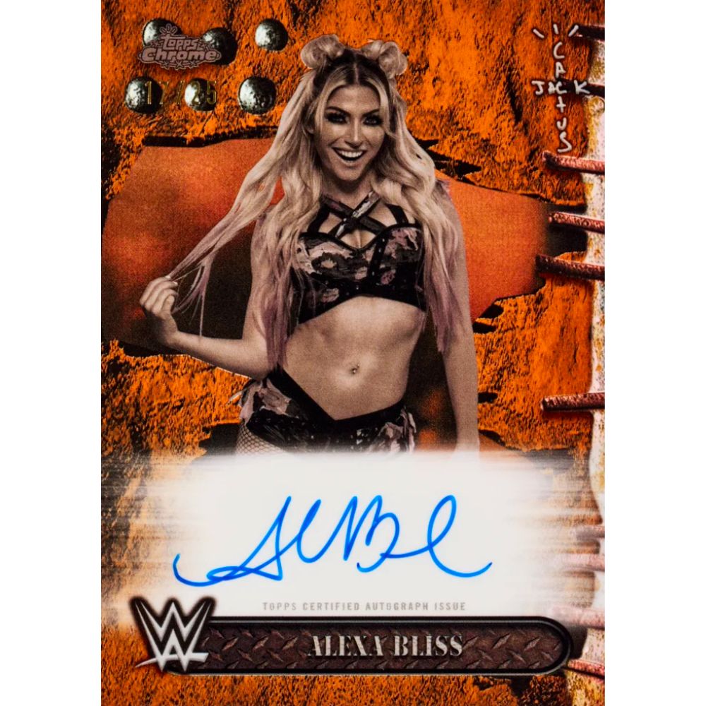 2025 Topps Chrome WWE X Cactus Jack Hobby Box - Trading Card Market