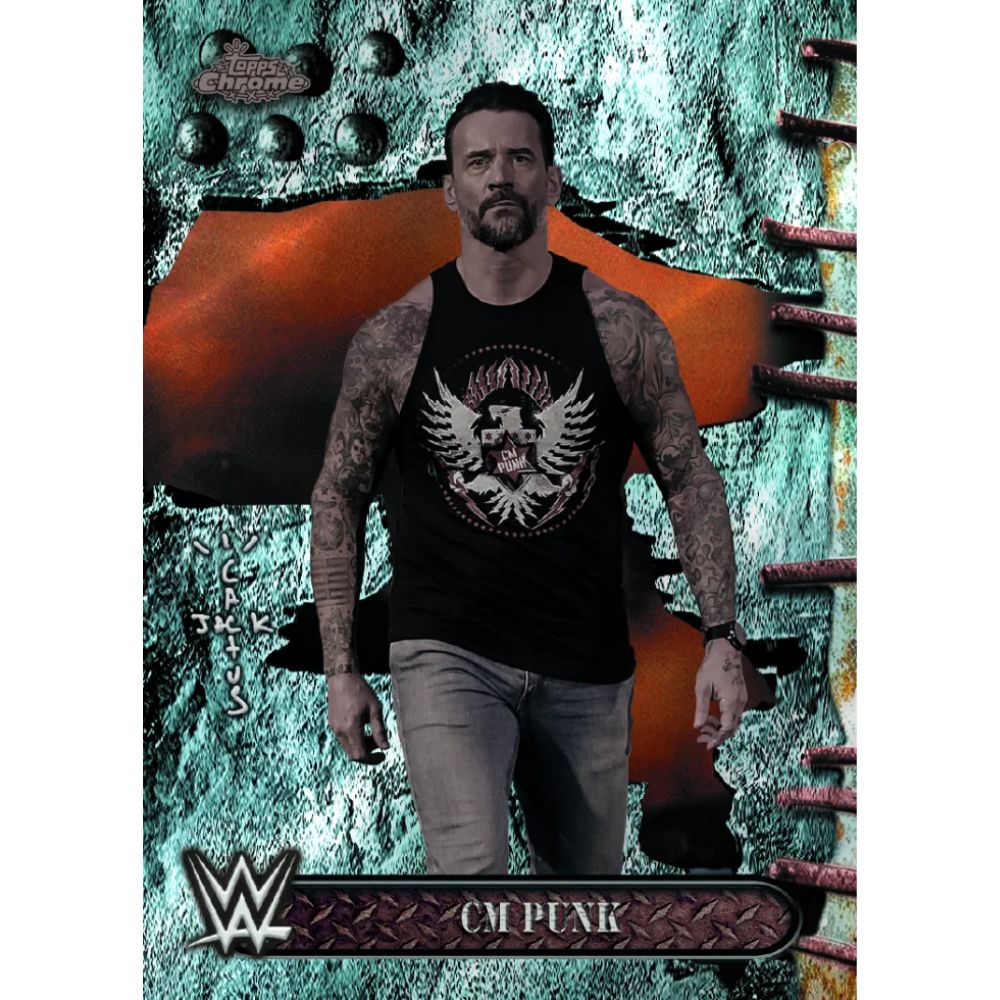 2025 Topps Chrome WWE X Cactus Jack Hobby Box - Trading Card Market
