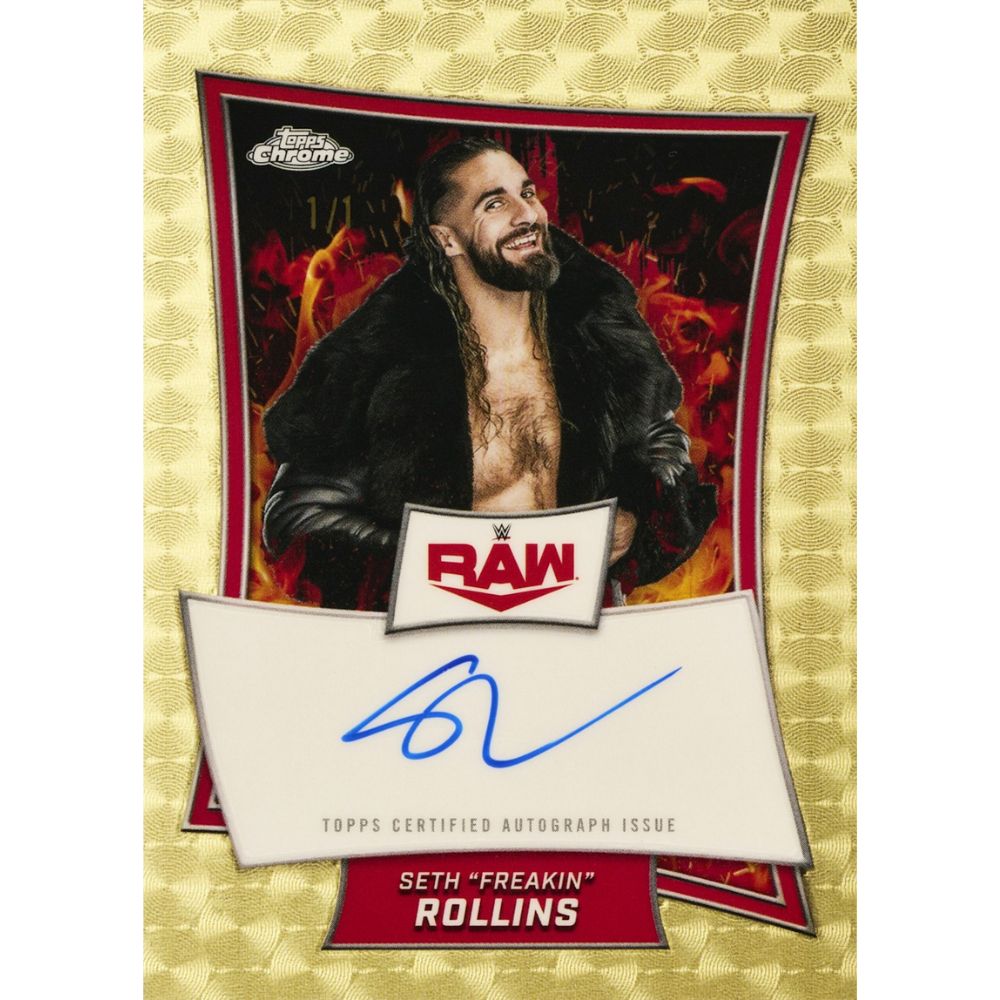 2025 Topps Chrome WWE Cards - Seth Rollins