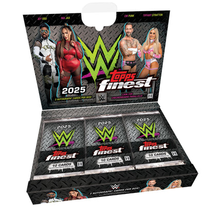 2025 Topps Finest WWE Hobby Box - Trading Card Market