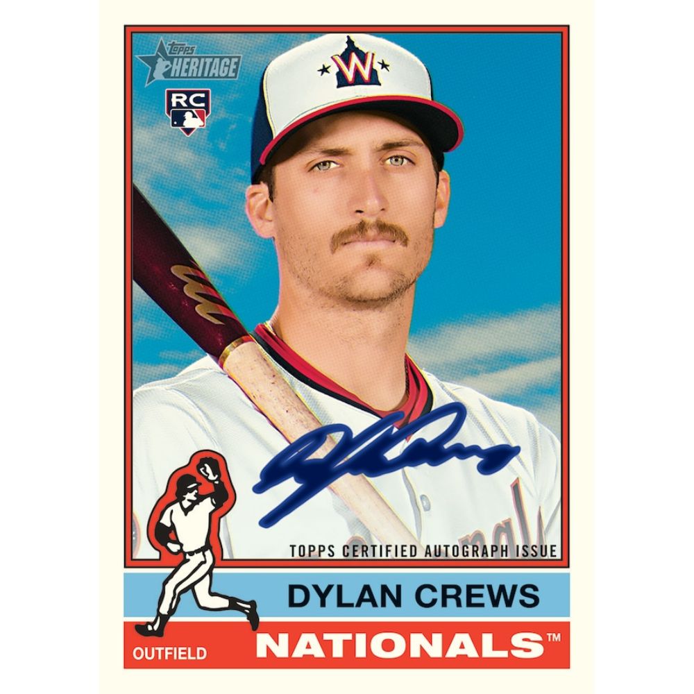 2025 Topps Heritage Baseball Cards - Dylan Crews
