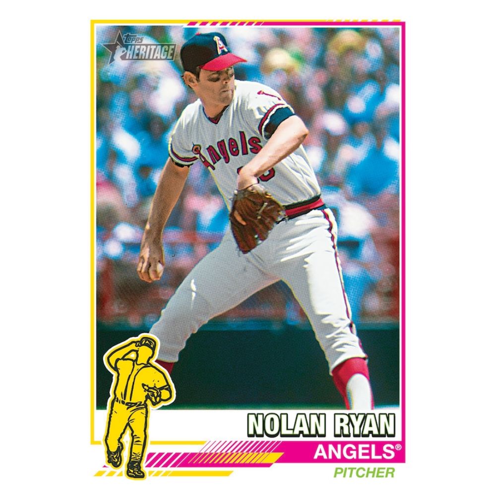 2025 Topps Heritage Baseball Cards - Nolan Ryan