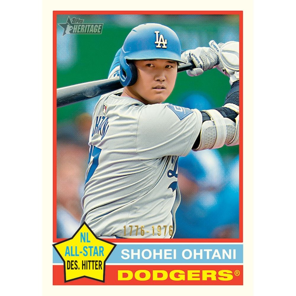 2025 Topps Heritage Baseball Cards - Shohei Ohtani