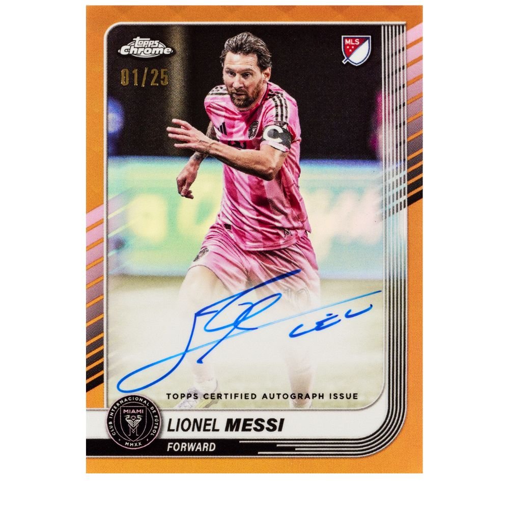 2025 Topps Chrome MLS Soccer Hanger Box - Trading Card Market