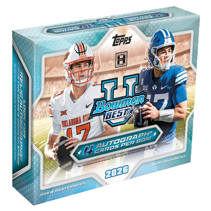 2026 Bowman's Best University Football Hobby Box (Presell) - Trading Card Market