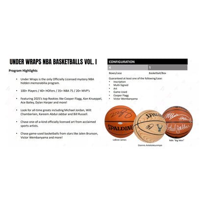 2026 Fanatics Under Wraps Autographed Basketball Volume 1 Box - Trading Card Market