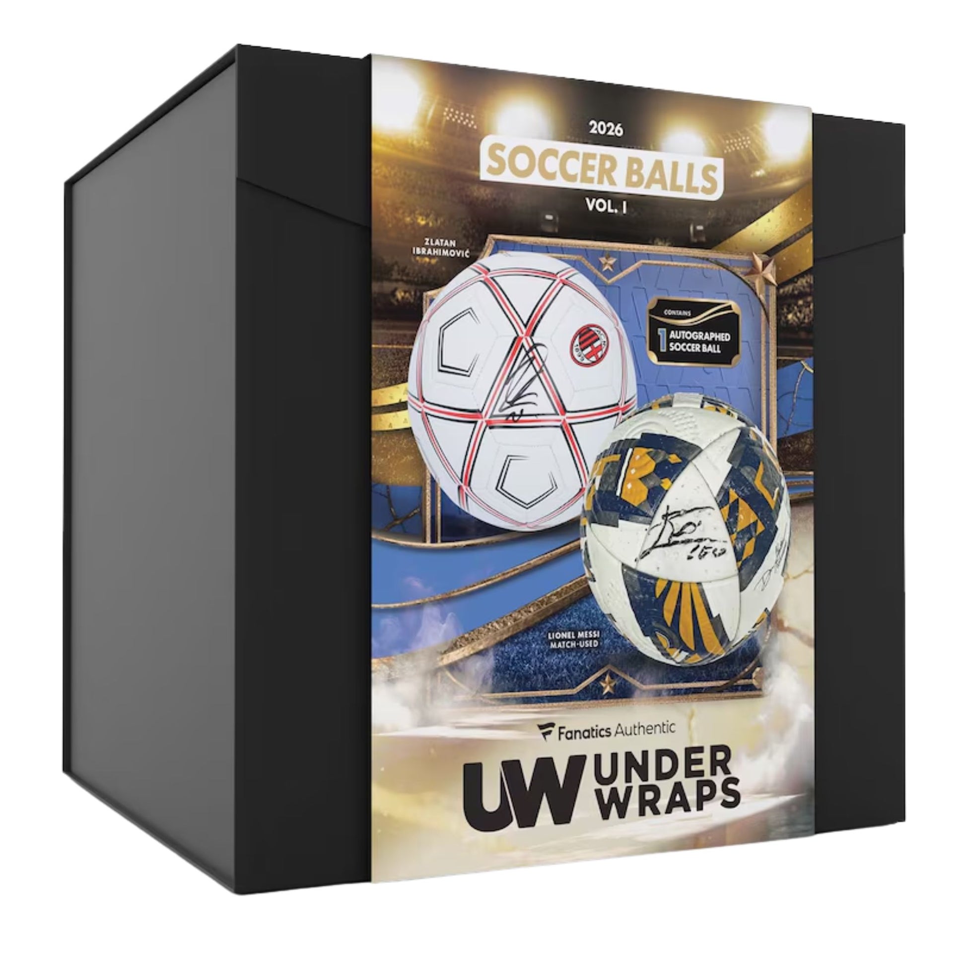 2026 Fanatics Under Wraps Autographed Soccer Ball Box