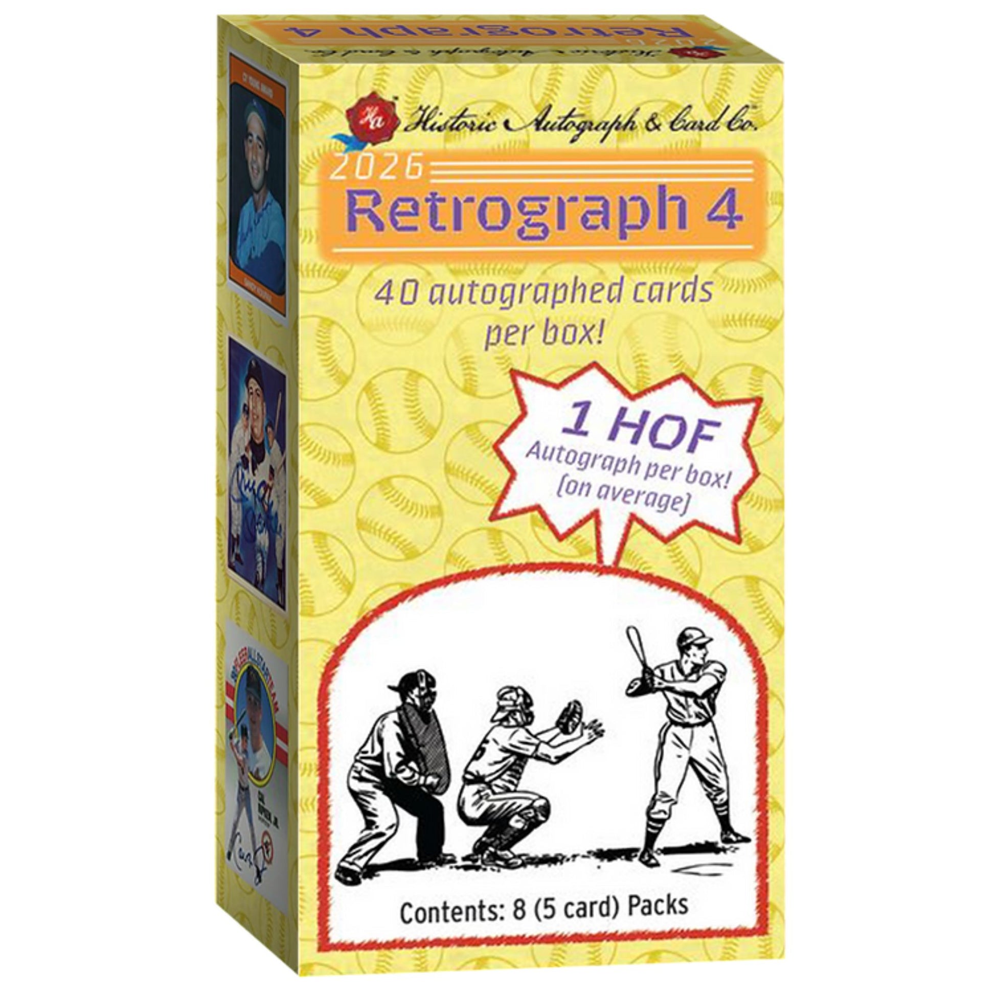 2026 Historic Autographs Retrograph 4 Baseball Hobby Box - Trading Card Market