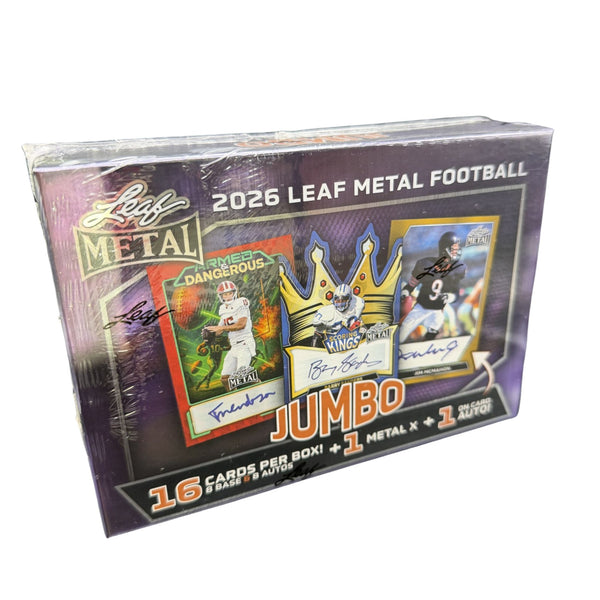 2026 Leaf Metal Football Jumbo Box – Trading Card Market