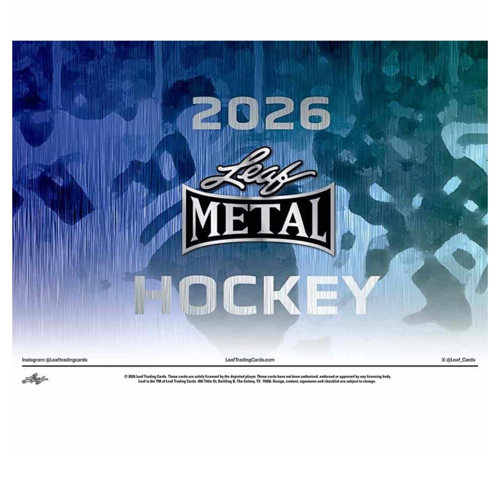 2026 Leaf Metal Hockey Hobby Box (Presell) - Trading Card Market