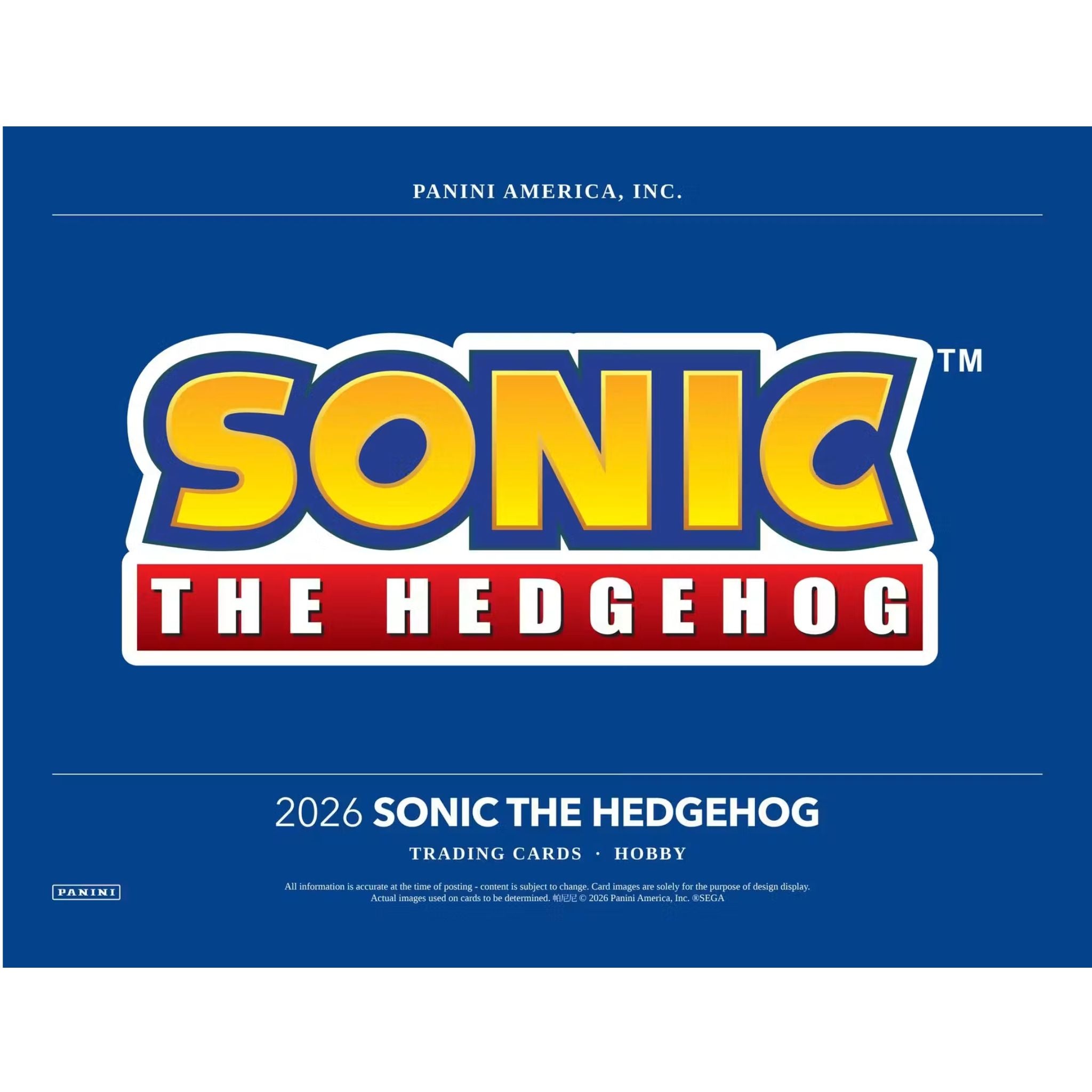2026 Panini Sonic The Hedgehog Blaster Box (Presell) – Trading