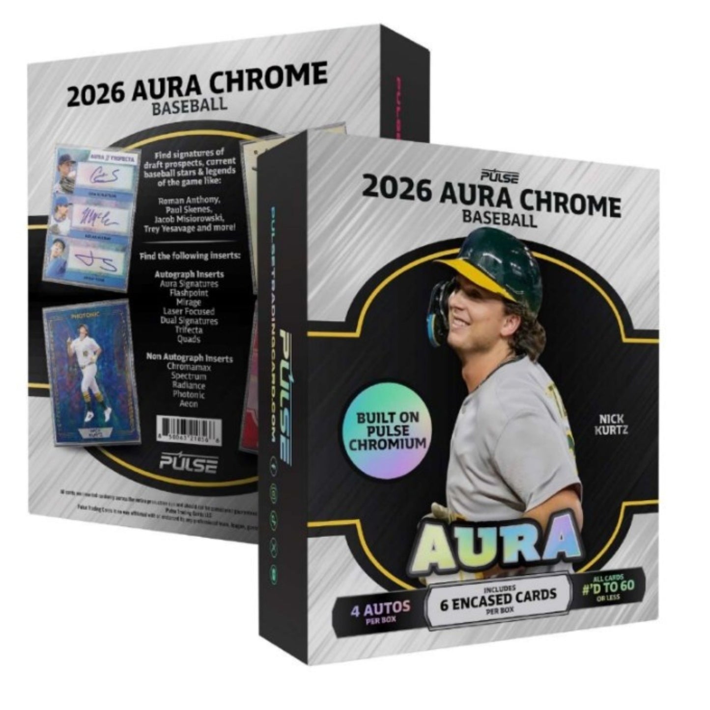 2026 Pulse Aura Chrome Baseball Hobby Box (Presell) - Trading Card Market