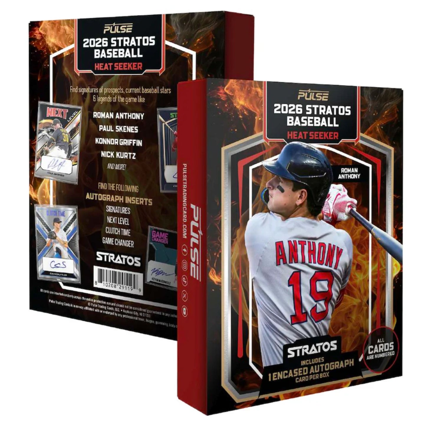 2026 Pulse Stratos Baseball Hobby Heat Seeker Box