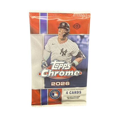 2026 Topps Chrome Baseball Hobby Pack - Trading Card Market