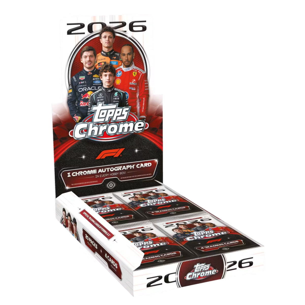 2026 Topps Chrome F1 Racing Hobby Box