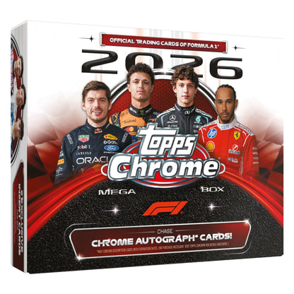 2026 Topps Chrome F1 Racing Mega Box