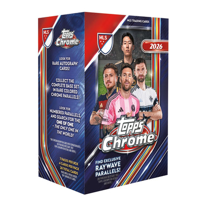 2026 Topps Chrome MLS Soccer Blaster Box