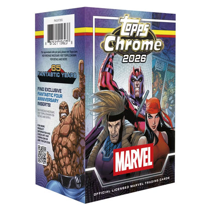 2026 Topps Chrome Marvel Comics Blaster Box (Presell) - Trading Card Market