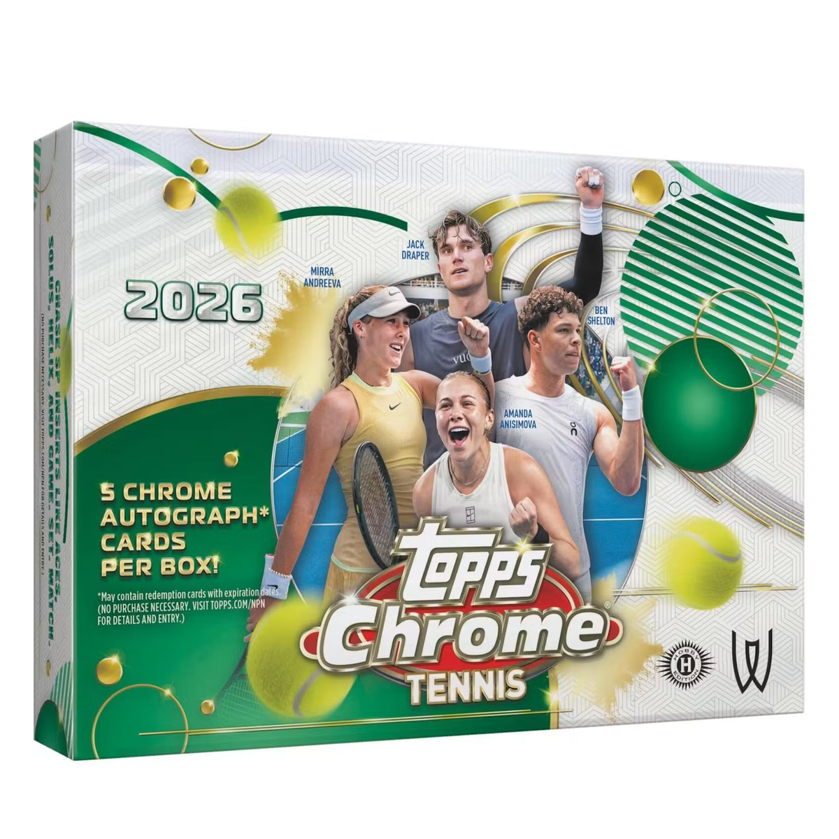 2026 Topps Chrome Tennis Delight Box