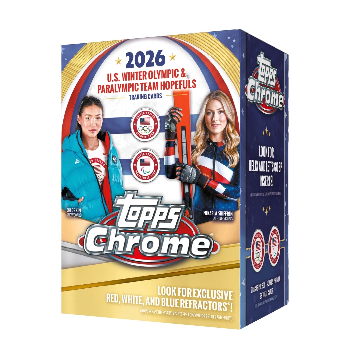 2026 Topps Chrome U.S. Winter Olympics Blaster Box (Presell) - Trading Card Market