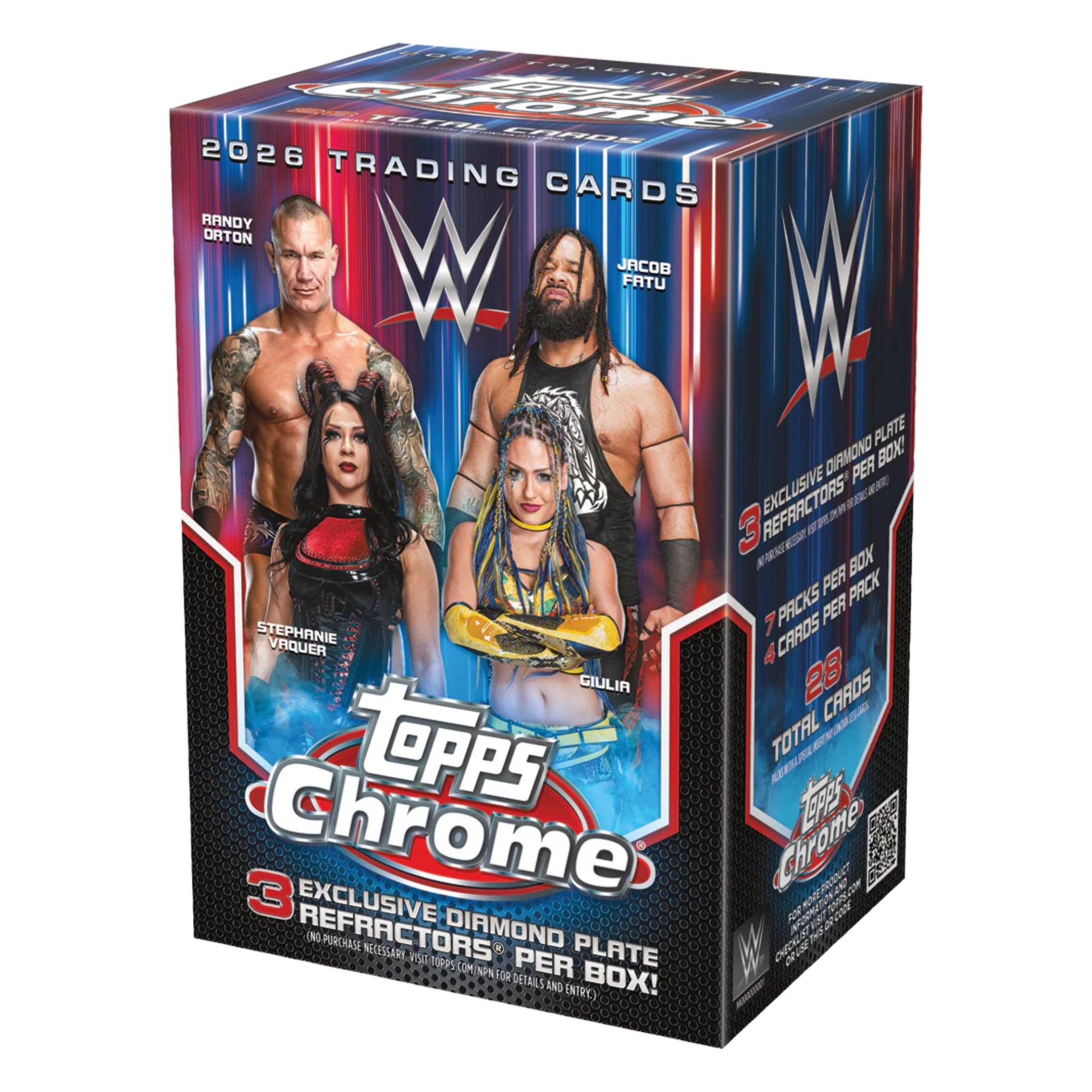 2026 Topps Chrome WWE Blaster Box - Trading Card Market
