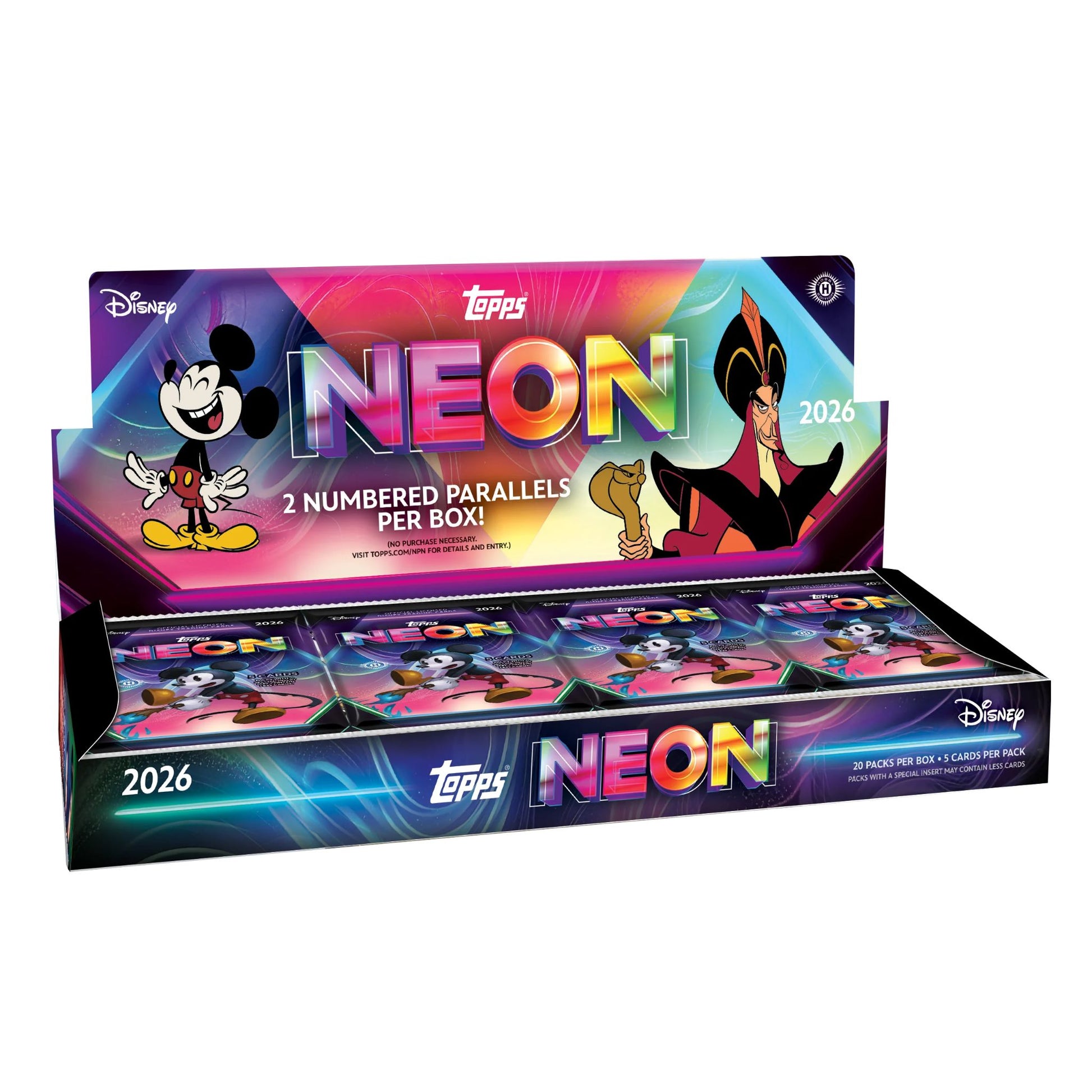 2026 Topps Disney Neon Hobby Box (Presell) - Trading Card Market