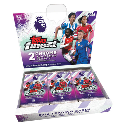2026 Topps Finest Premier League Soccer Hobby Box - Trading Card Market