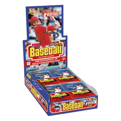 2026 Topps Heritage Baseball Hobby Box (Presell) - Trading Card Market