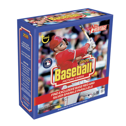 2026 Topps Heritage Baseball Mega Box - Trading Card Market