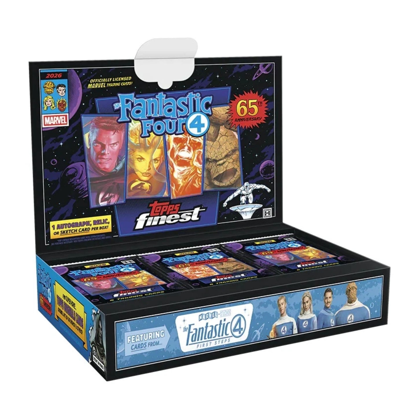2026 Topps Marvel Finest The Fantastic Four 65th Anniversary Hobby Box - Trading Card Market