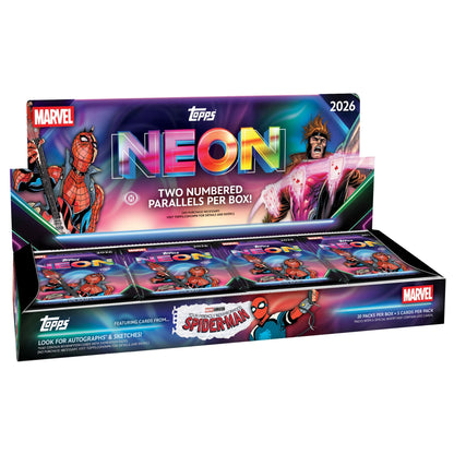 2026 Topps Marvel Neon Hobby Box