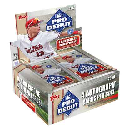2026 Topps Pro Debut Baseball Hobby Box (Presell) - Trading Card Market