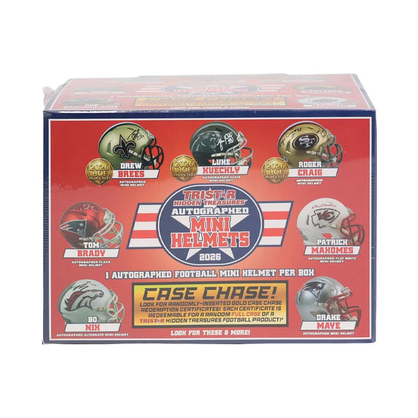 2026 Tristar Hidden Treasures Autographed Football Mini Helmet Box –  Trading Card Market