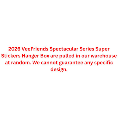 2026 VeeFriends Spectacular Series Super Stickers Hanger Box - Trading Card Market