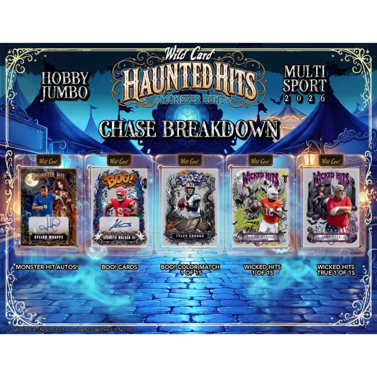 2026 Wild Card Haunted Hits Multi Sport Jumbo Box - Trading Card Market