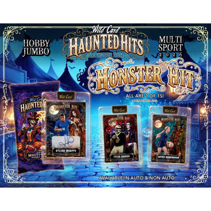 2026 Wild Card Haunted Hits Multi Sport Jumbo Box - Trading Card Market
