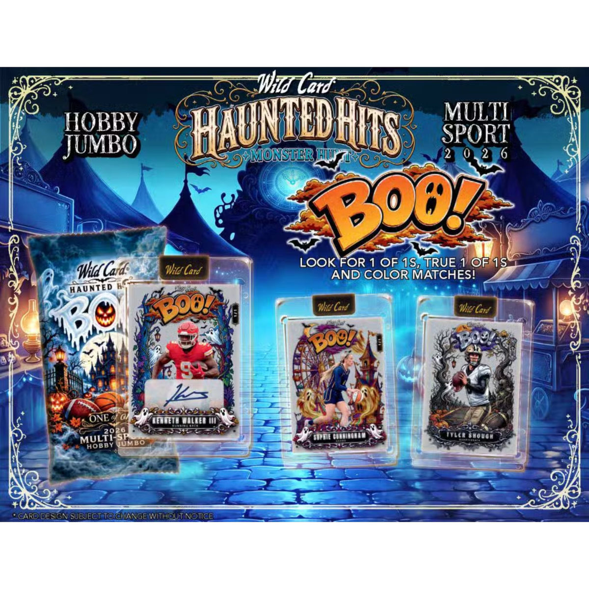 2026 Wild Card Haunted Hits Multi Sport Jumbo Box - Trading Card Market
