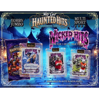 2026 Wild Card Haunted Hits Multi Sport Jumbo Box - Trading Card Market