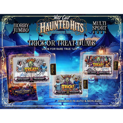 2026 Wild Card Haunted Hits Multi Sport Jumbo Box - Trading Card Market