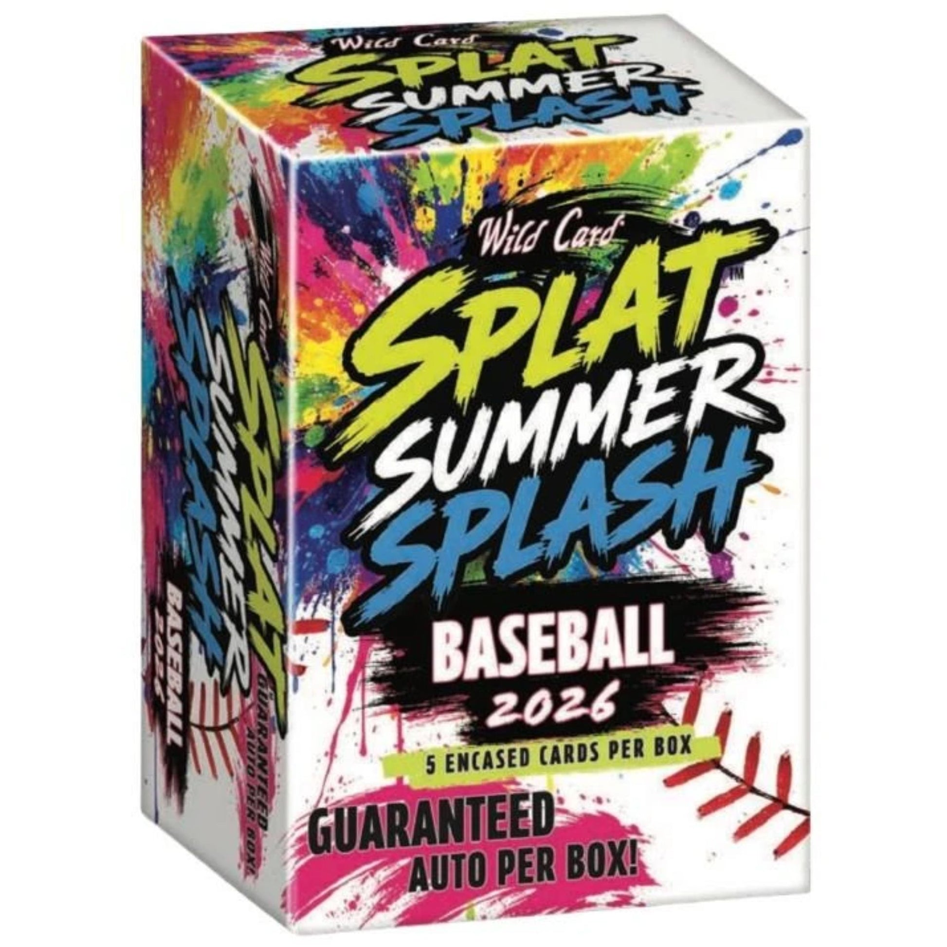2026 Wild Card Splat Summer Splash Baseball Box