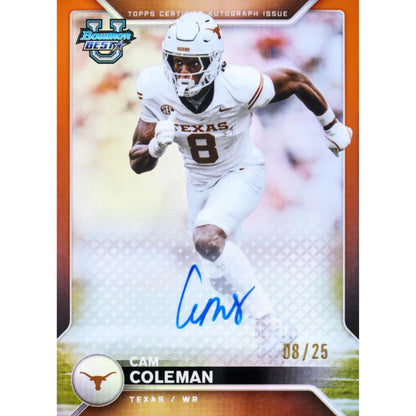 2026 Bowman's Best University Football Hobby Box (Presell) - Trading Card Market