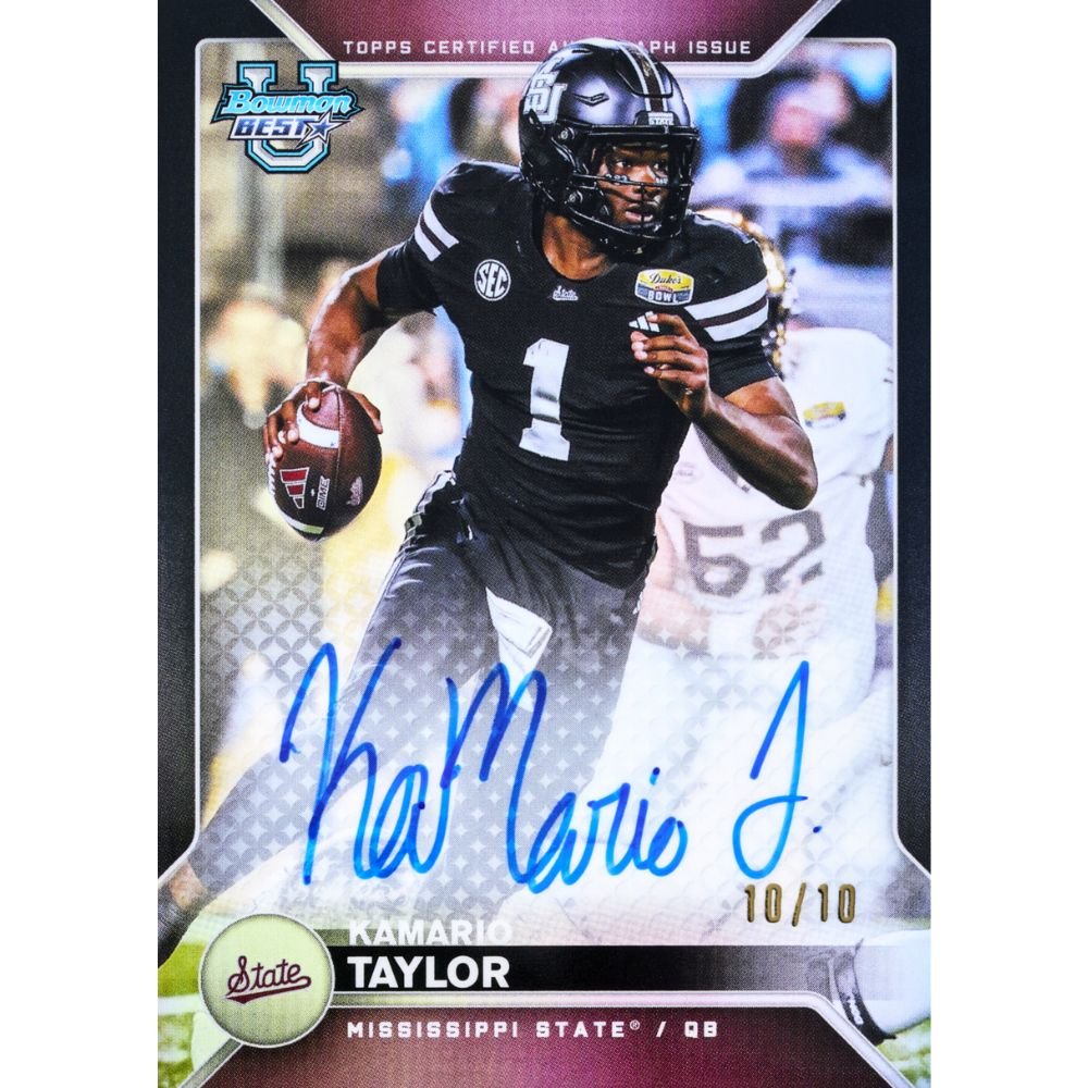 2026 Bowman's Best University Football Hobby Box (Presell) - Trading Card Market