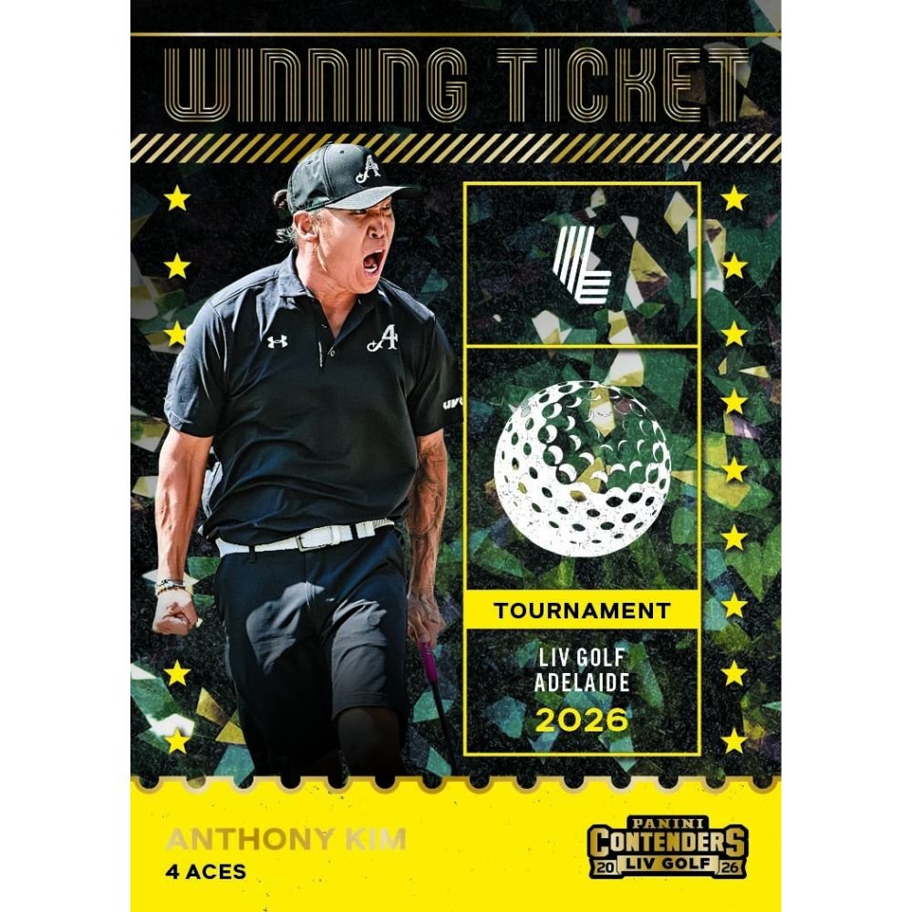 2026 Panini Contenders LIV Golf Hobby Box - Trading Card Market