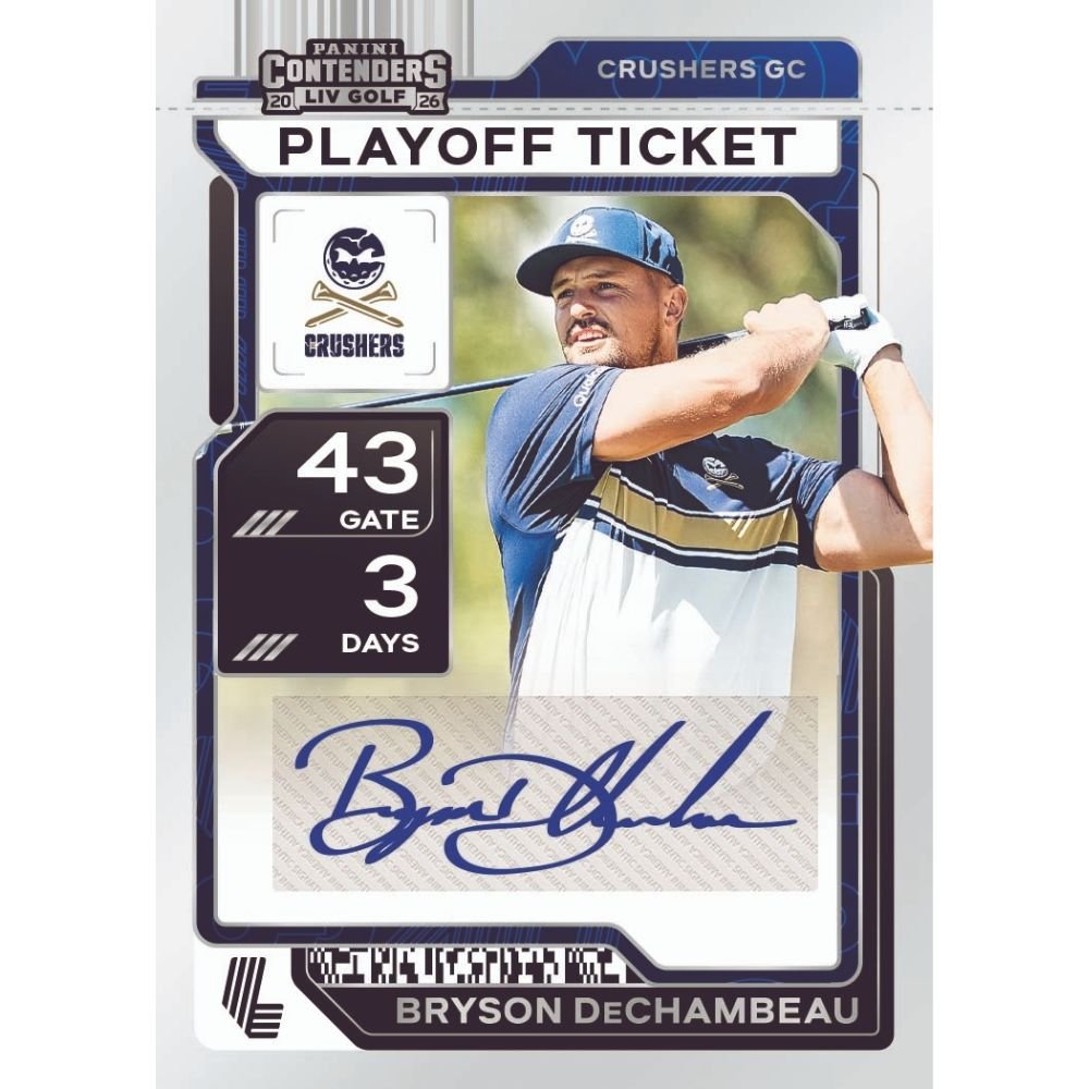 2026 Panini Contenders LIV Golf Hobby Box - Trading Card Market